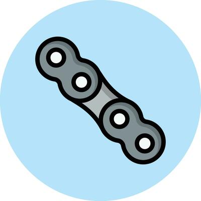 Chain Vector Icon Design Illustration