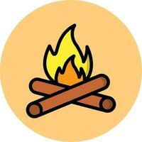 Bonfire Vector Icon Design Illustration