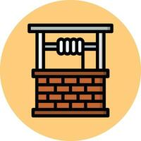 Water Well Vector Icon Design Illustration