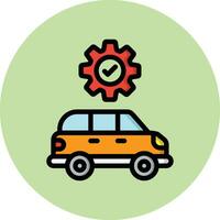 Car service Vector Icon Design Illustration