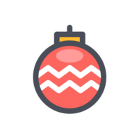 Ornament Ball color icon for decoration. png