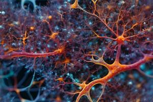 Brain Neurons,Generative AI photo