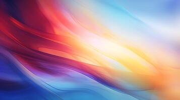 AI generated Abstract colorful blurred background photo