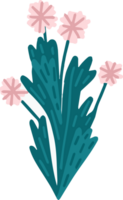 planta flor hojas maceta png