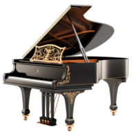 AI generated Silent piano Disklavier Acoustic guitar Grand piano png