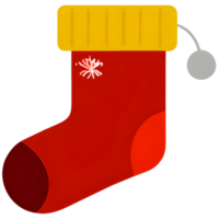 Christmas sock generated ai png