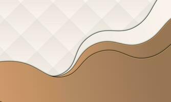 Wavy in paper style background. vector