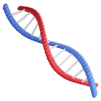 dna spiraal realistisch structuur clip art vlak ontwerp icoon geïsoleerd Aan transparant achtergrond, 3d geven geneesmiddel en Gezondheid concept png