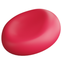 rood bloed cel detailopname clip art vlak ontwerp icoon geïsoleerd Aan transparant achtergrond, 3d geven geneesmiddel en Gezondheid concept png