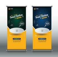 Roll up, roll up banner, rollup banner brochure flyer banner design template vector, roll up design modern x-banner and flag-banner. rectangle size. vector