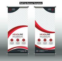 Roll up, roll up banner, rollup banner brochure flyer banner design template vector, roll up design modern x-banner and flag-banner. rectangle size. vector