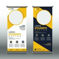 Roll up, roll up banner, rollup banner brochure flyer banner design template vector, roll up design modern x-banner and flag-banner. rectangle size. vector