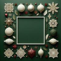 AI generated ai generative, cozy Merry Christmas background or happy New Year background. photo