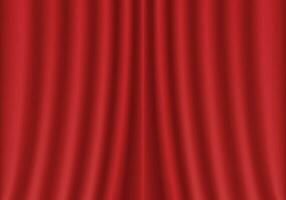 Silk background Design for product advertising for catalog. Red silk background. Red curtain background. smooth texture vector. illustration EPS 10. vector