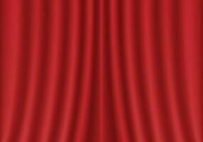 Silk background Design for product advertising for catalog. Red silk background. Red curtain background. smooth texture vector. illustration EPS 10. vector