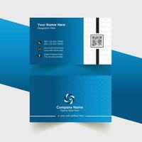 Modern Visiting Card design Creative Business Card Template. vector