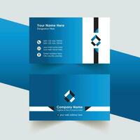 Modern Visiting Card design Creative Business Card Template. vector