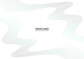 wave lines pattern abstract background vector
