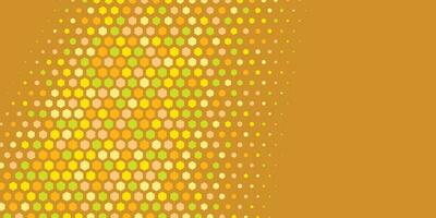 Geometric abstract Hexagon Two Color Background vector