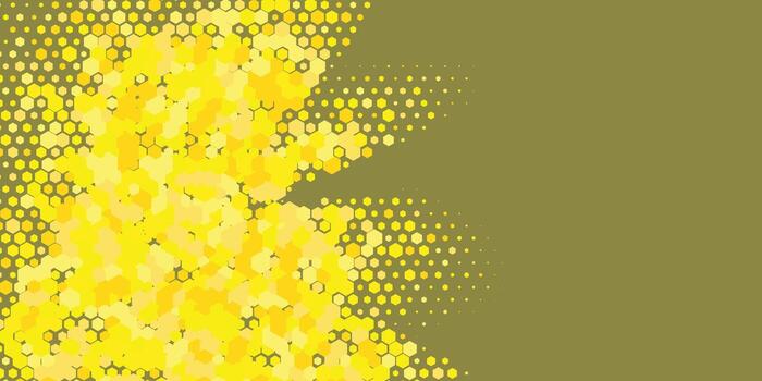 Geometric abstract Hexagon multi Color Background vector