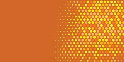 Geometric abstract Hexagon Two Color Background vector