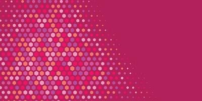 Geometric abstract Hexagon Two Color Background vector