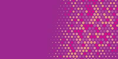 Geometric abstract Hexagon Two Color Background vector