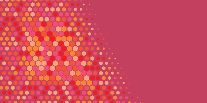 geométrico resumen hexágono dos color antecedentes vector