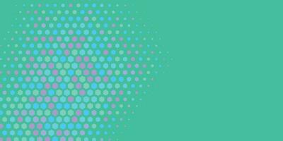 Geometric abstract Hexagon Two Color Background vector