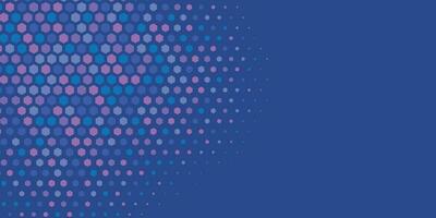 Geometric abstract Hexagon Two Color Background vector