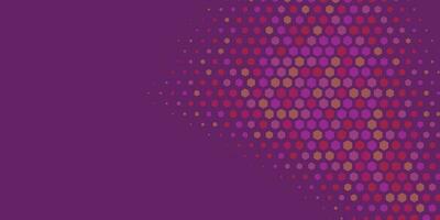 Geometric abstract Hexagon Two Color Background vector