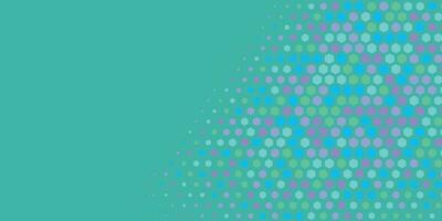 Geometric abstract Hexagon Two Color Background vector