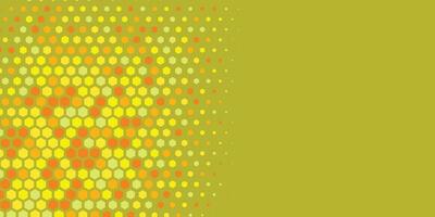 Geometric abstract Hexagon Two Color Background vector