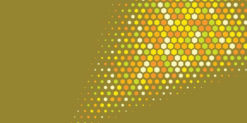 Geometric abstract Hexagon Two Color Background