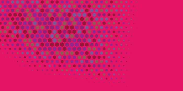 Geometric abstract Hexagon Two Color Background vector