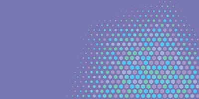 Geometric abstract Hexagon Two Color Background vector