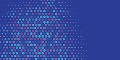 Geometric abstract Hexagon Two Color Background vector