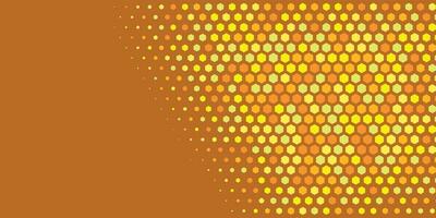 Geometric abstract Hexagon Two Color Background vector
