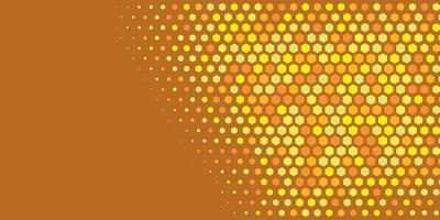 Geometric abstract Hexagon Two Color Background vector