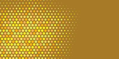 Geometric abstract Hexagon Two Color Background vector