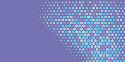 Geometric abstract Hexagon Two Color Background vector