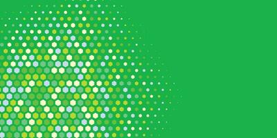 Geometric abstract Hexagon Two Color Background vector