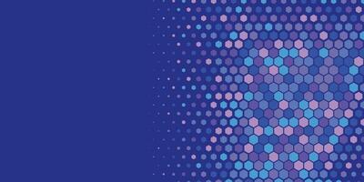 Geometric abstract Hexagon Two Color Background vector