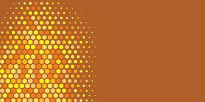 Geometric abstract Hexagon Two Color Background vector