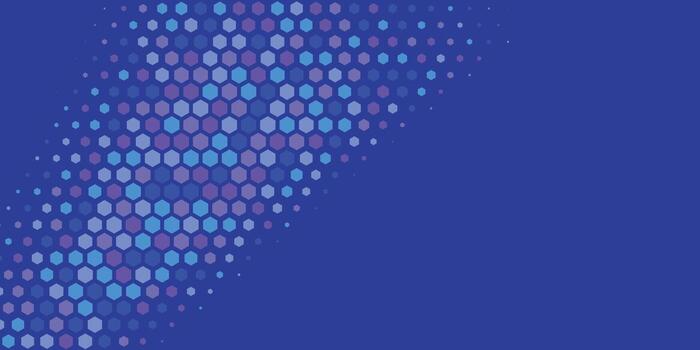 geométrico resumen hexágono dos color antecedentes vector