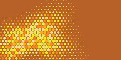 Geometric abstract Hexagon Two Color Background vector