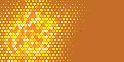 Geometric abstract Hexagon Two Color Background vector