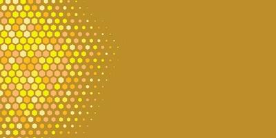 Geometric abstract Hexagon Two Color Background vector