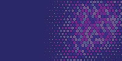 Geometric abstract Hexagon Two Color Background vector