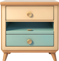 a nightstand  Ai generative png